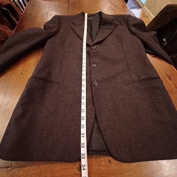 Mint Giorgio Armani Gray Flannel Wool and Cashmere Suit.  Size 42 - Picture 8 of 14